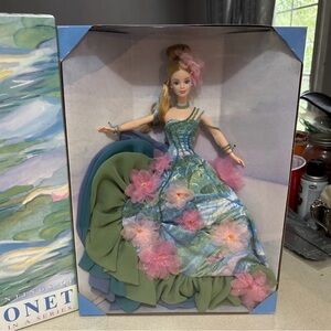 Water Lily Barbie Inspired By Claude Monet 1st in Artist Series Ltd Edition-NIB
